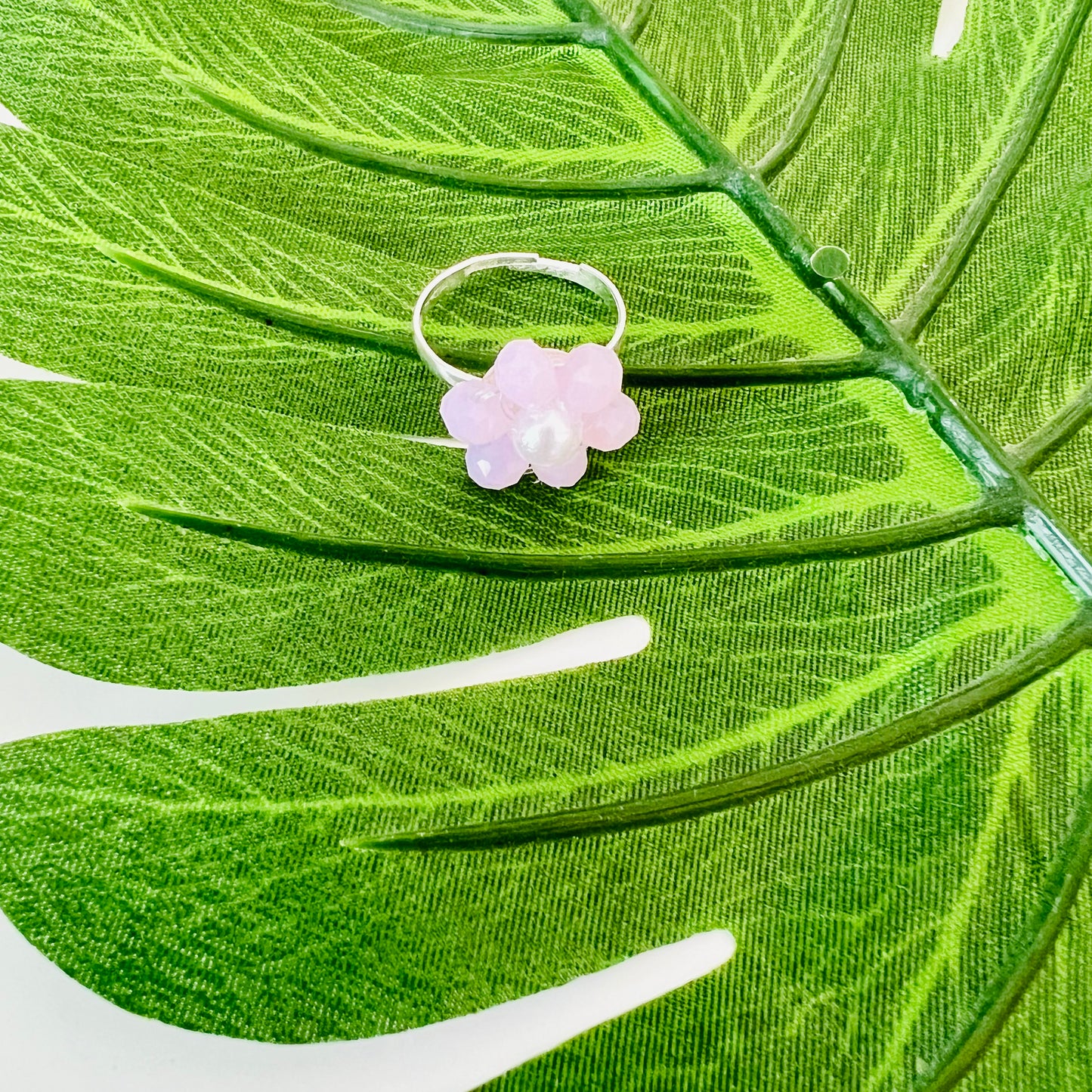 Beaded Daisy Rings