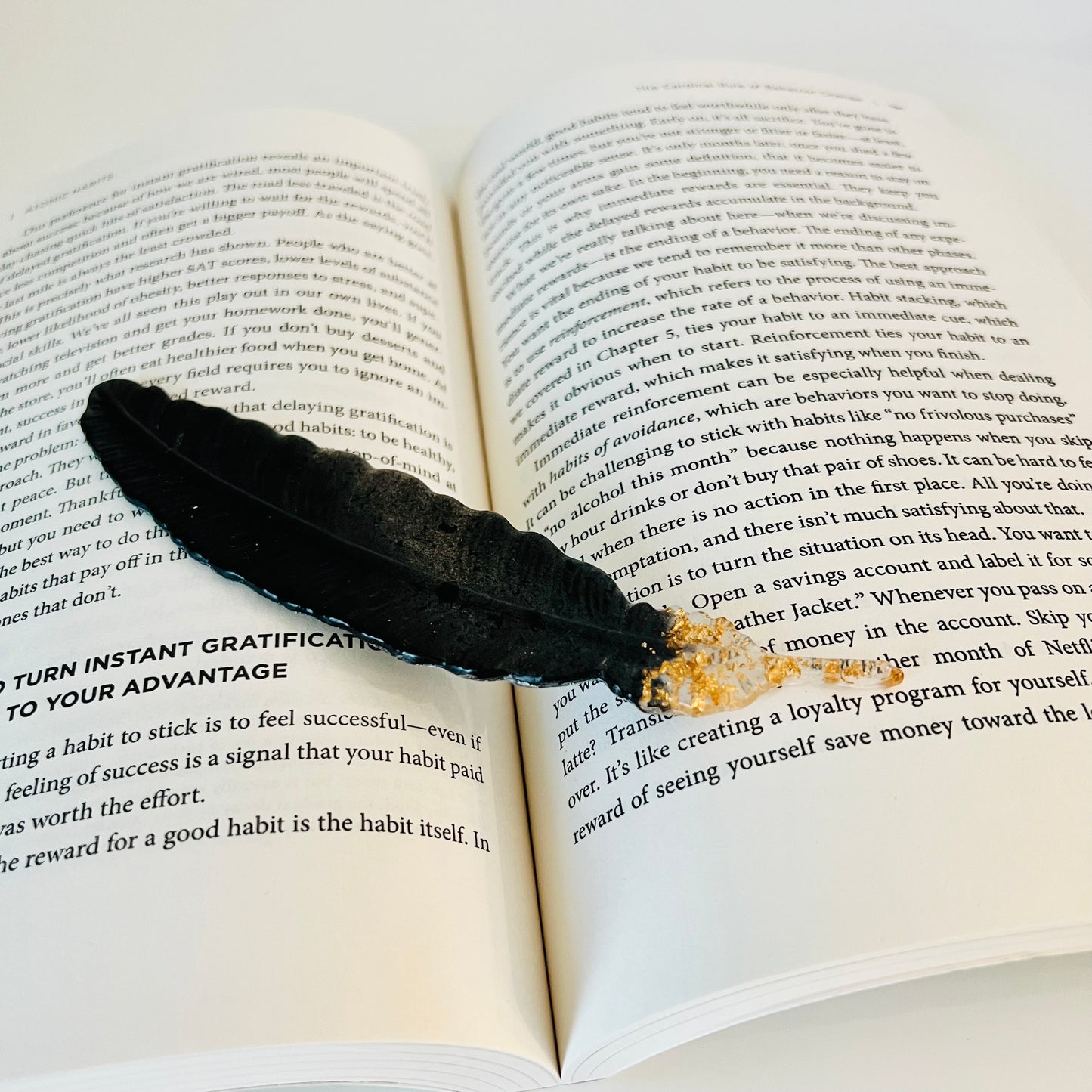 Black Feather bookmark